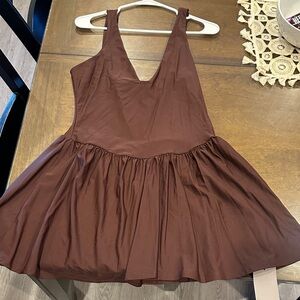 Missguided Brown Mini Dress